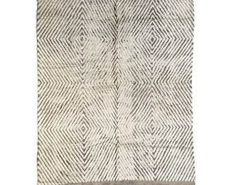 Beni ourain rug, Authentic Moroccan rug, Berber carpet, Genuine Wool rug, Handmade rug, Beni ourain style, Area rug, Tapis berbere, Teppich