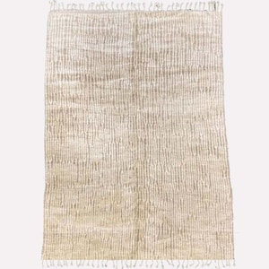 Großer Marokkanischer Teppich, Beni Ourain Teppich Handgewebt 100% Wolle Teppich Bereich Teppiche marokkanischer Berber Teppich Bodenteppich Tapis Berbere