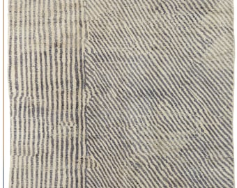 Beni Ourain Rug - Grey Moroccan Rug Beni Ourain Beni Rug Large Moroccan Rug  Berber Rug Custom