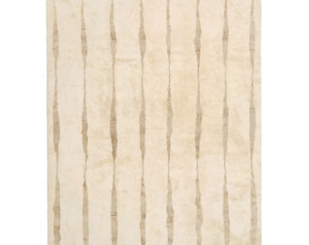 Alfombra marroquí neutra, alfombra Beni neutra, alfombra de área tejida a mano, alfombra Beni Ourain, alfombra Beni Mrirt, alfombra de felpa
