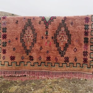 Vintage inspired Moroccan Rug, moroccan rug 9x12 , Azilal rug, moroccan carpet , moroccan berber rug , azilal rug, area rugs