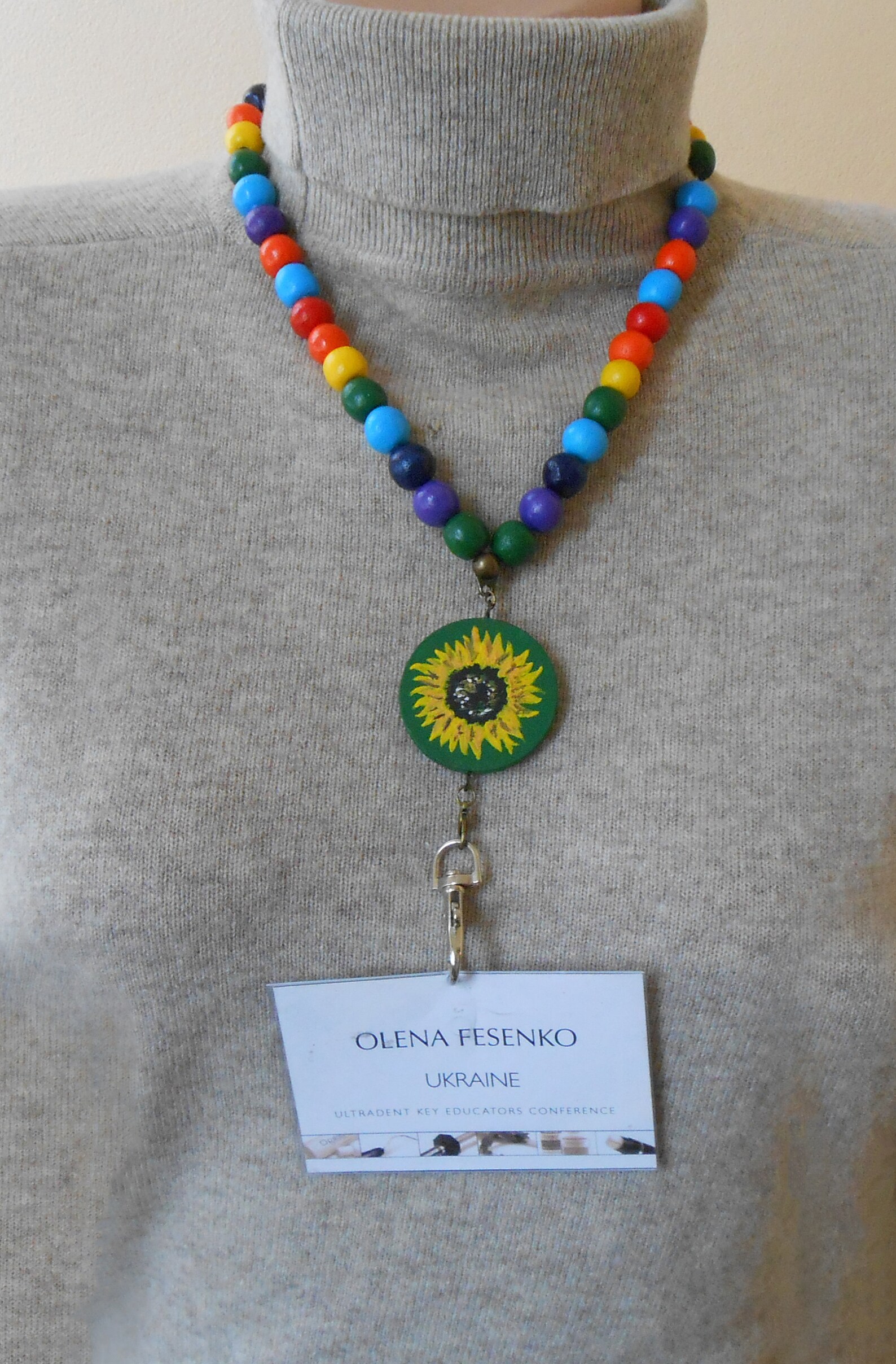 Sunflower Lanyard Colorful. Hidden Disabilities. Autism Etsy