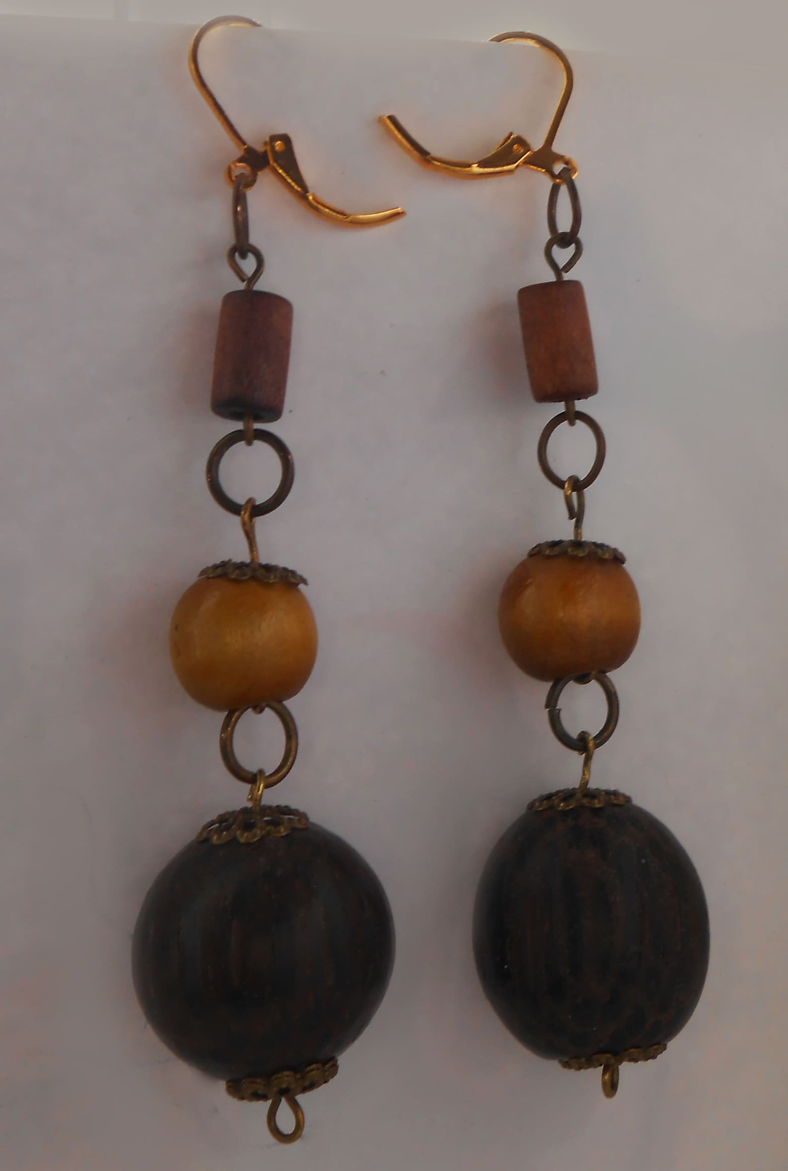 Black Ball Earrings Super Long Earrings Etsy