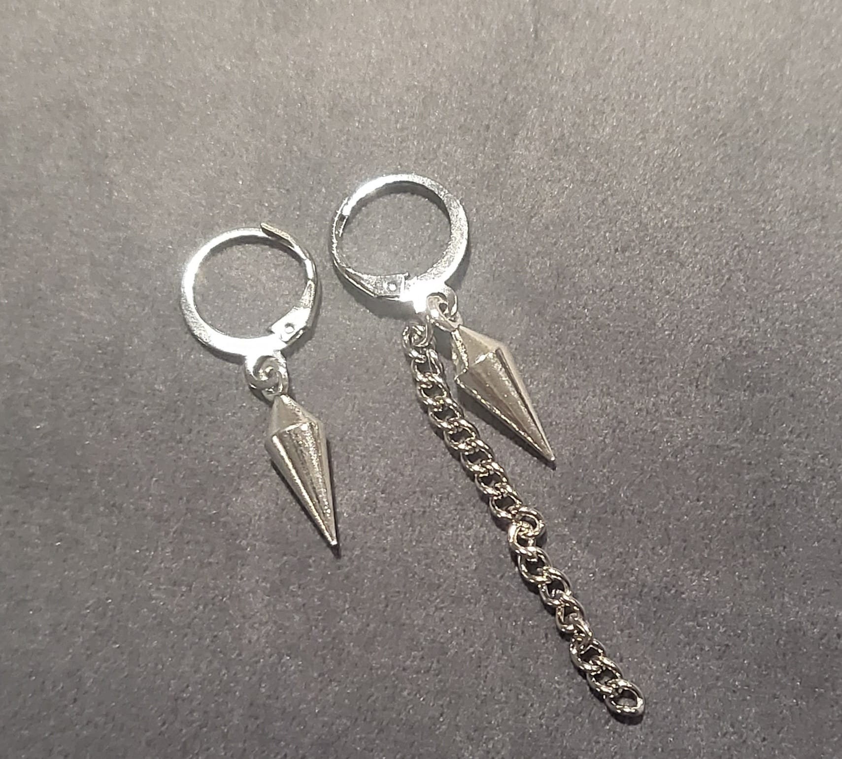 BTS Suga Inspired Spike Asymmetric Earrings / Yoongi Earrings