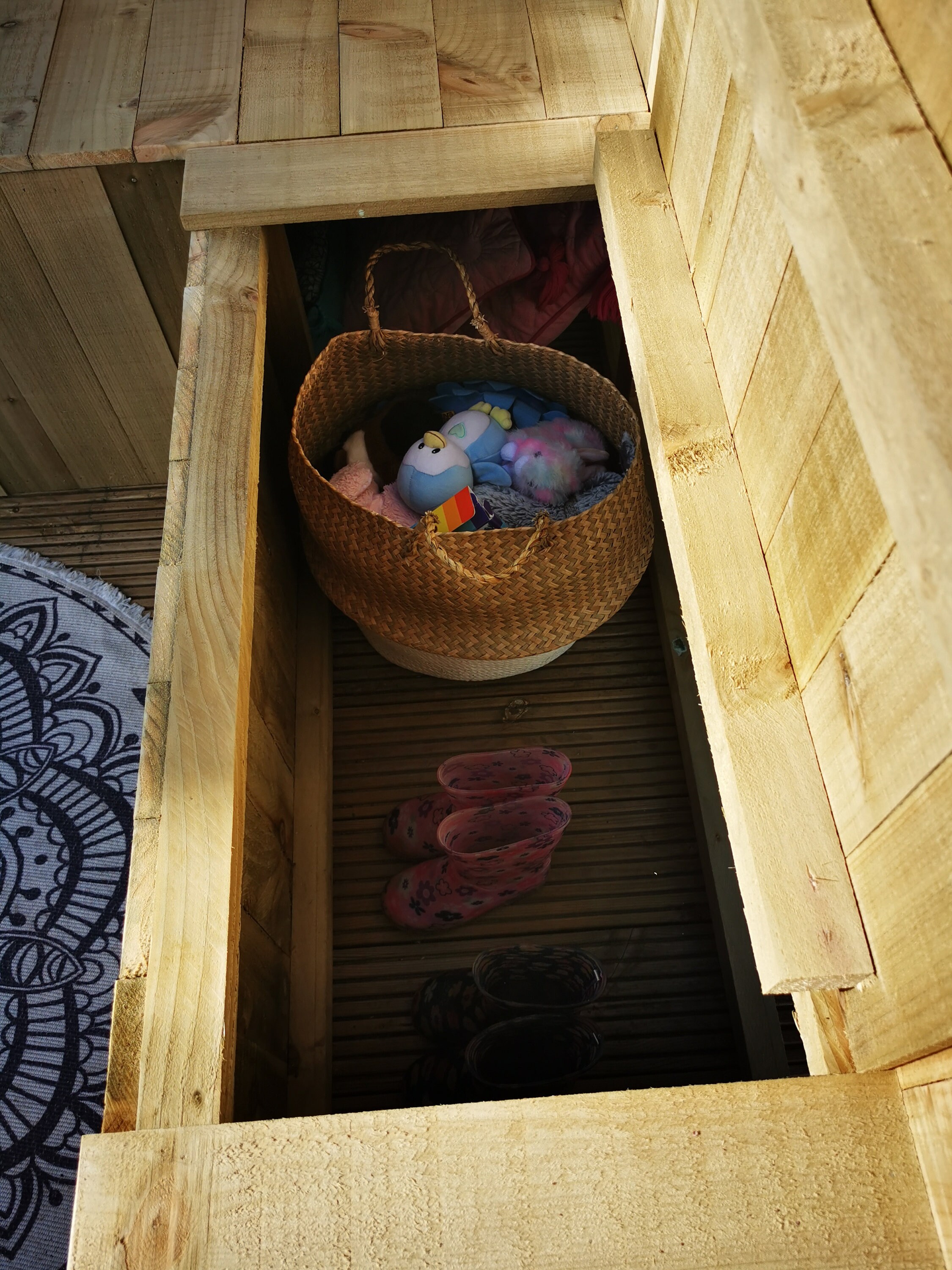 Storage Bench Hinged Seating Indoor/outdoor Banquette Etsy UK