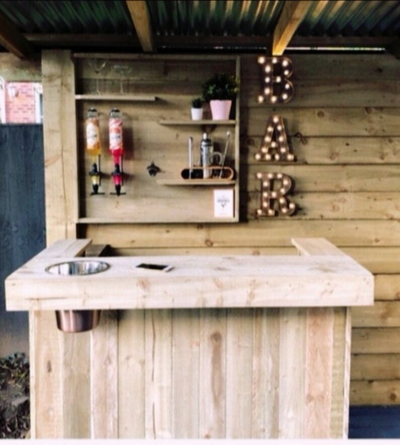 BAR PACKAGE Bar & Wall Unit Inc. Beaumont Spirit Optics and Etsy UK