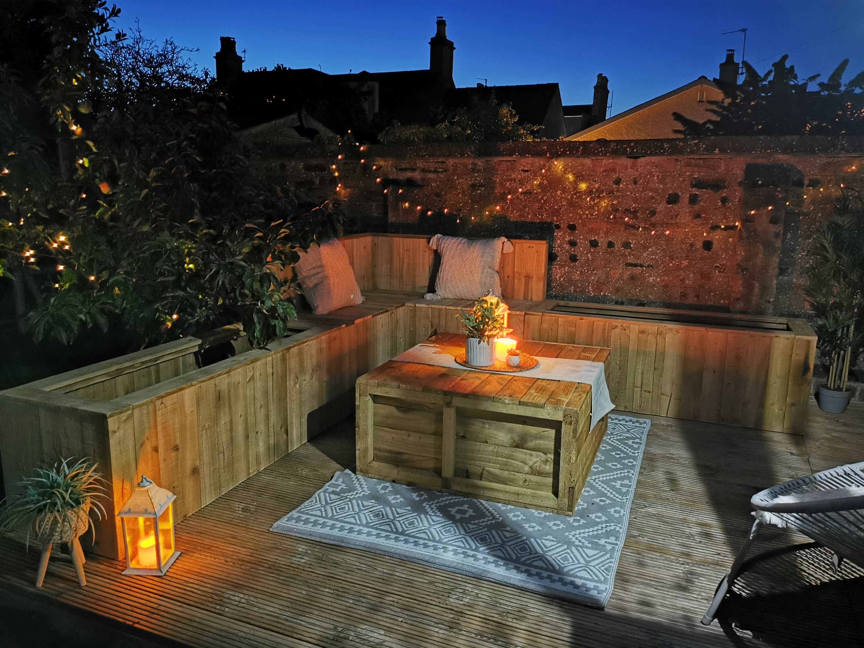 Eleanor Planter Bench. Corner Bench With Planters. Various Etsy UK