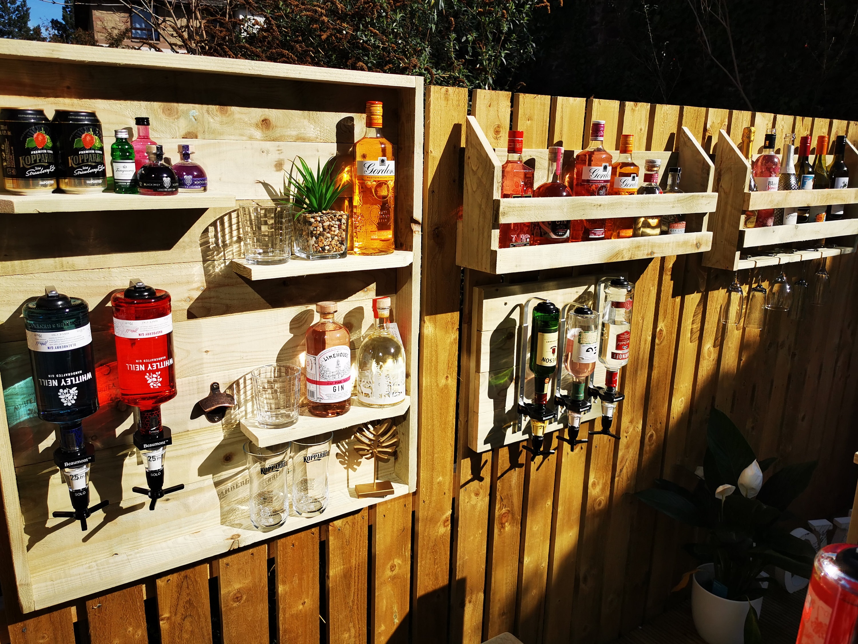 Wall Bar / Shelf with optics new wood/ pallet Etsy