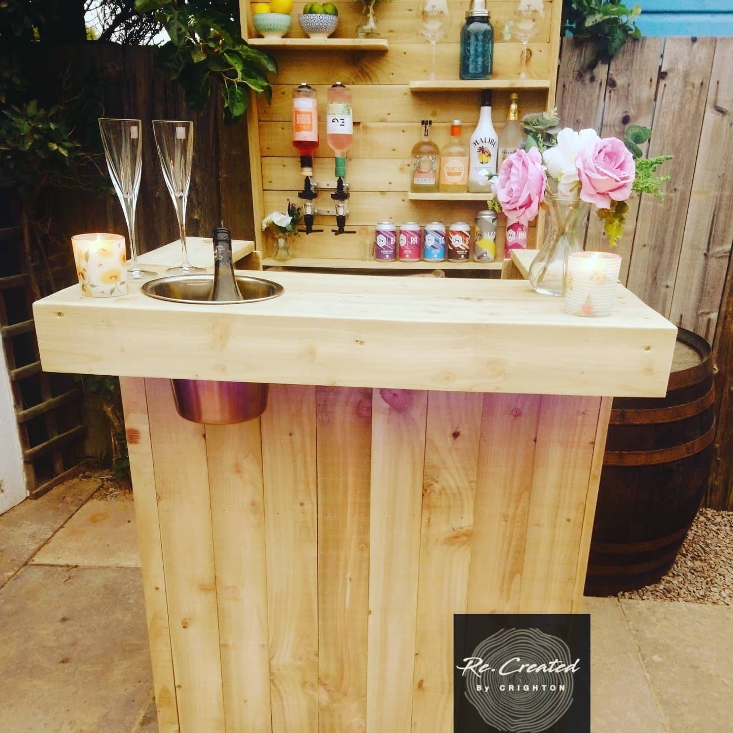 BAR PACKAGE Bar & Wall Unit Inc. Beaumont Spirit Optics and Etsy UK