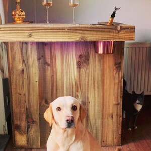 Handmad Timber Garden Bar: Rustic Indoor/Outdoor Home Bar image 4