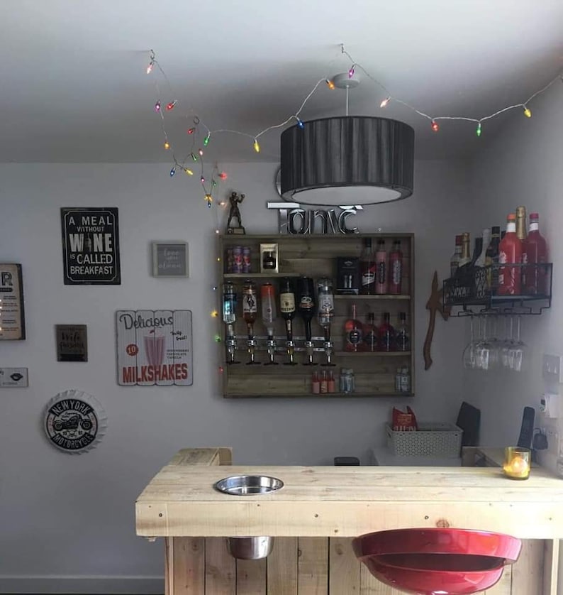 BAR PACKAGE Bar & Wall Unit Inc. Beaumont Spirit Optics and Etsy UK