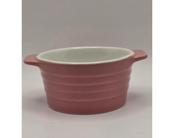 Sur La Table Ceramic Ramekin Dish For Baking w/ Handles DMFO Safe 5 x 2" Handles