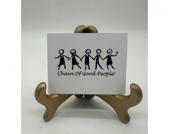 Branded Magnet Chain Of Good People For Fridge Car & Magnetic Surfaces NEW