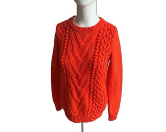 Tommy Hilfiger Knitted Sweater for Women Size S Crew Neck Pullover Sweater