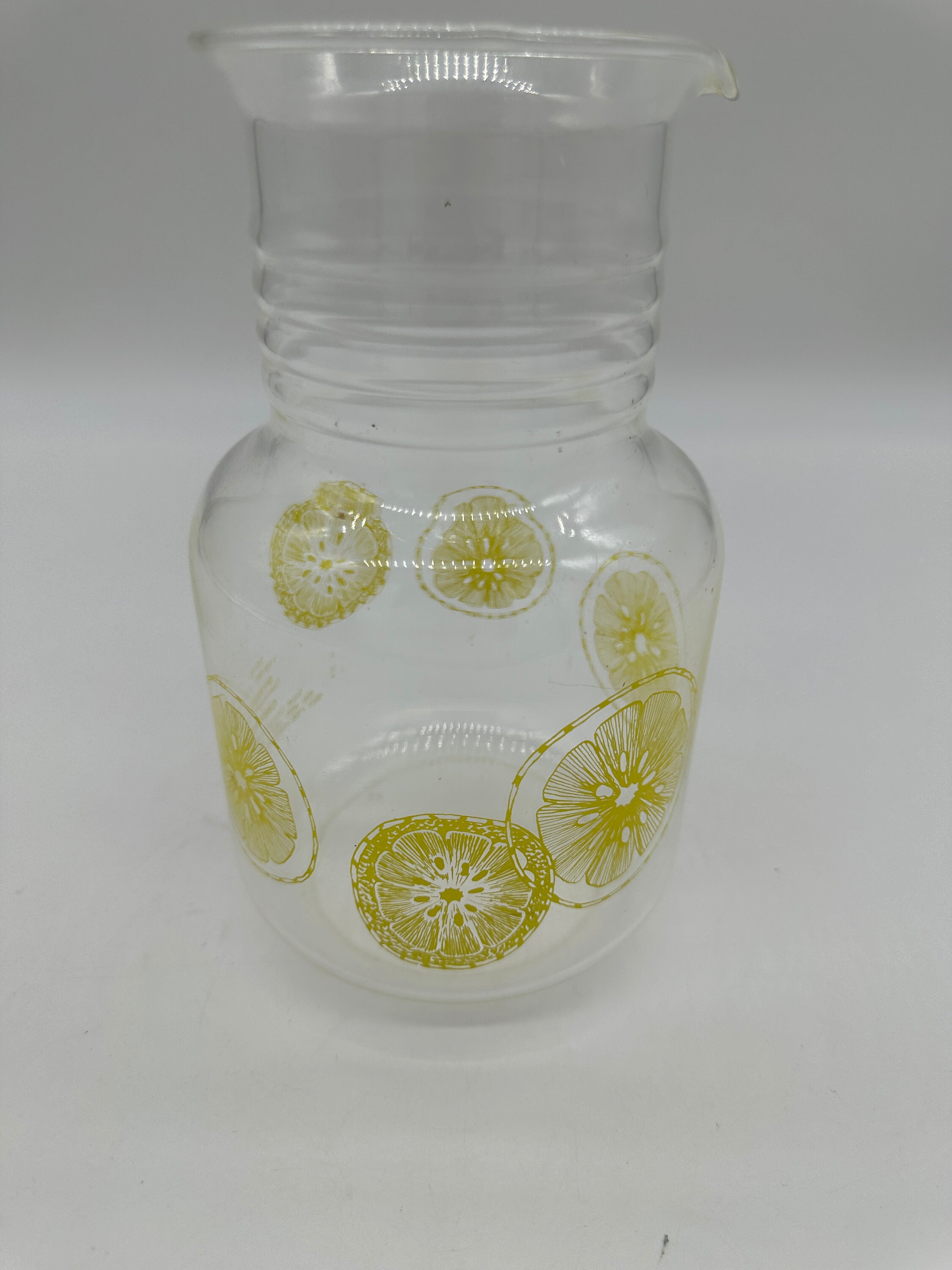 Pyrex Pitcher W/ Lemons 1 1/2 Qt/ 1.5 L Vintage Pitcher Missing Cap - Etsy