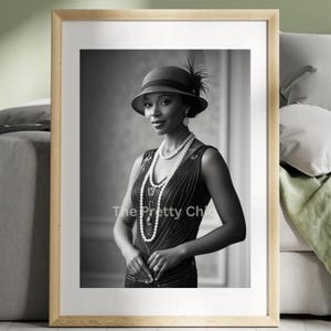 Harlem Woman, 1920er Jahre Frau, schwarze Frau Wandkunst
