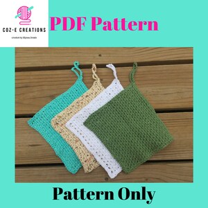 Pattern: Quick Crochet Washcloth, crochet pattern, crochet washcloth pattern, crochet cloth pattern, crochet dishcloth pattern, pdf pattern