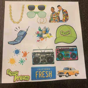 90&#39;s theme Edible Images