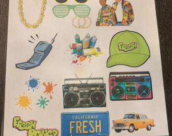 90&#39;s theme Edible Images
