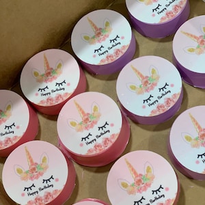 Unicorn Happy Birthday edible images