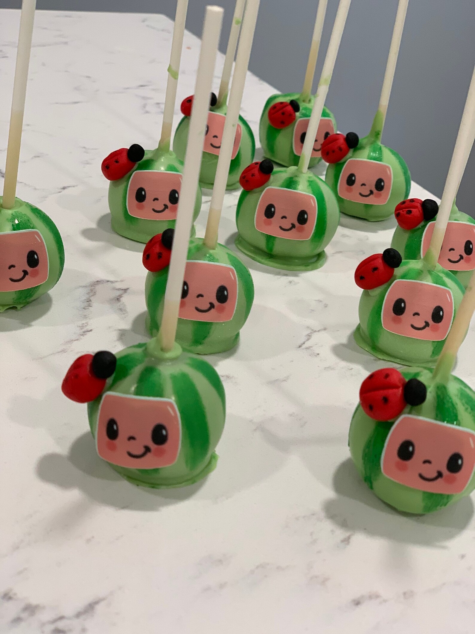 Cocomelon Face for Cakepops/strawberries | Etsy