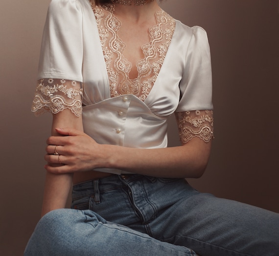 beads lace for blouse