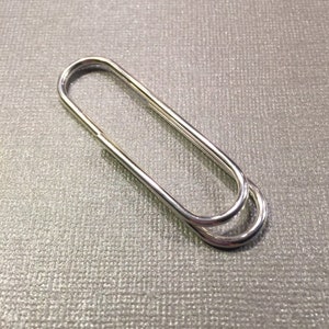 Clip para billetes de plata esterlina, porta billetes de dólar para hombre, regalo minimalista de graduación para él, esposo, papá, novio, regalo del Día del Padre