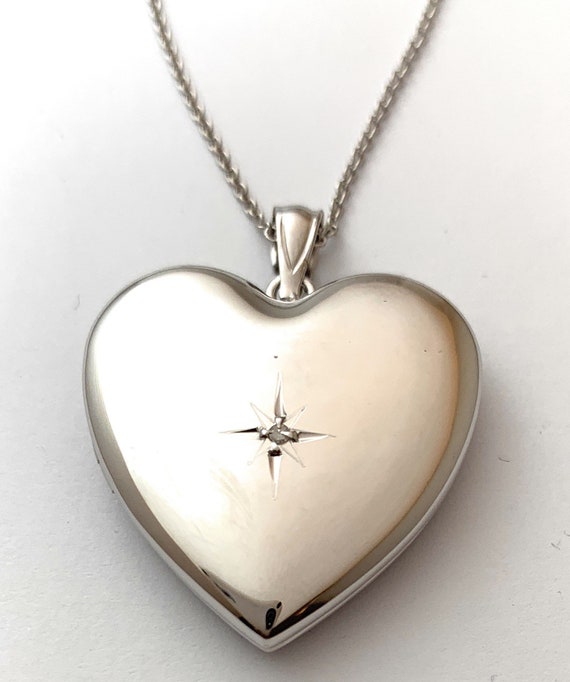 Sterling silver 4 photo hotsell locket