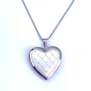 Locket 4 Photo Frames, Personalized Gift for Her, Sterling Silver Heart Lockets
