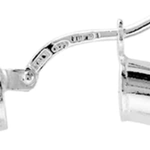 Wide Oversized Hoop Earrings - 925 Italian Sterling Silver - 2” diameter, 6mm Width Tube, Chunk Hoop Earrings image 9