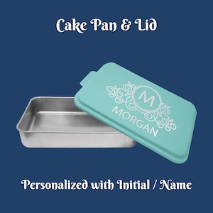 Cake Pan with Engraved Lid
