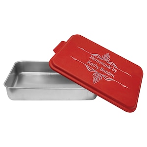 Cake Pan with Laser Engraved Lid