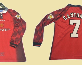 Eric cantona long sleeve jersey Clearance