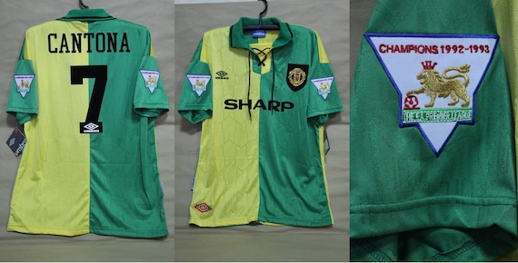 man utd green and yellow jersey