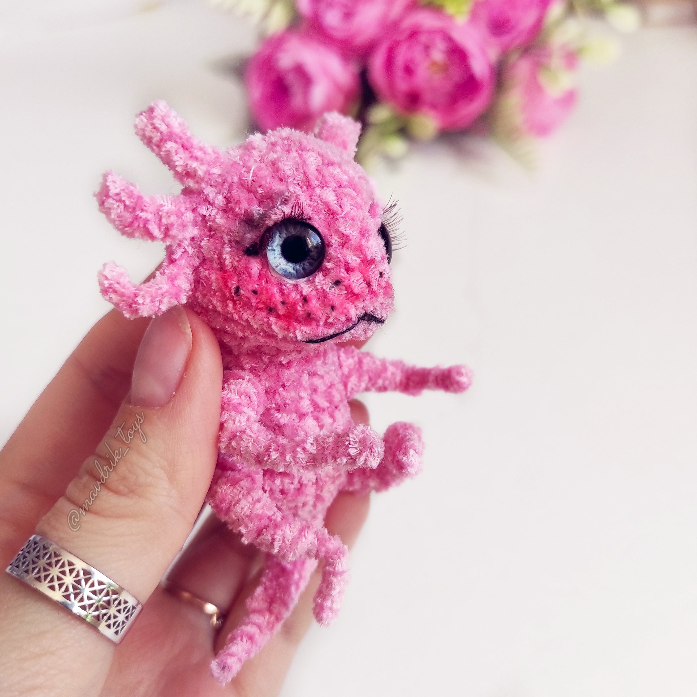 Pattern Axolotl Crochet DIY Tutorial in English | Etsy