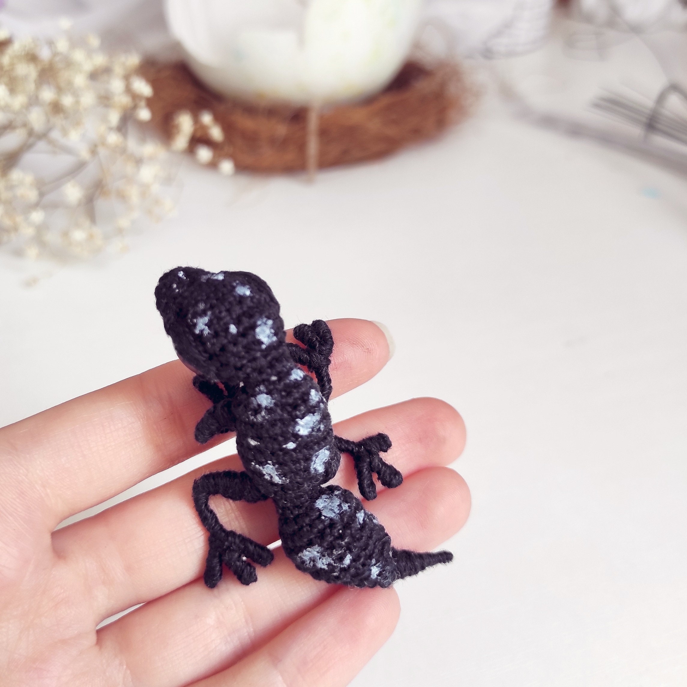 Costume mini gecko toy in personalized egg1 5 inch Etsy