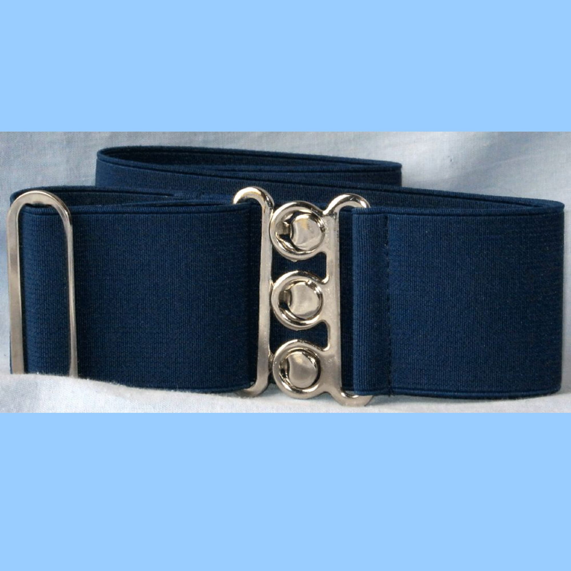 Nurses Belt Quality Elastic UK Made Black White Navy Hospital Blue