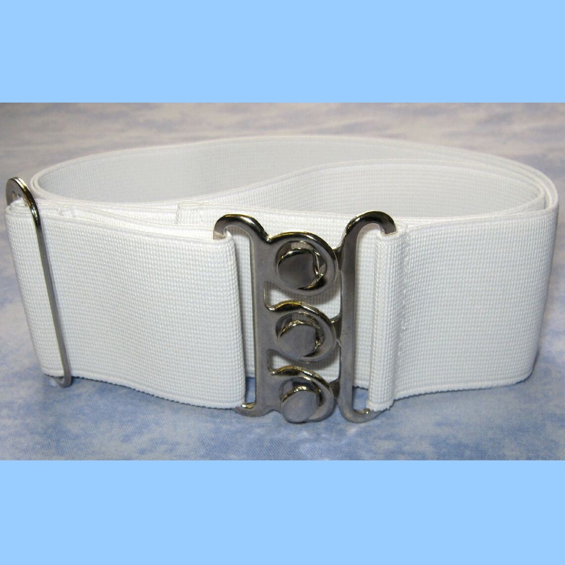 Nurses Belt Quality Elastic UK Made Black White Navy Hospital Blue