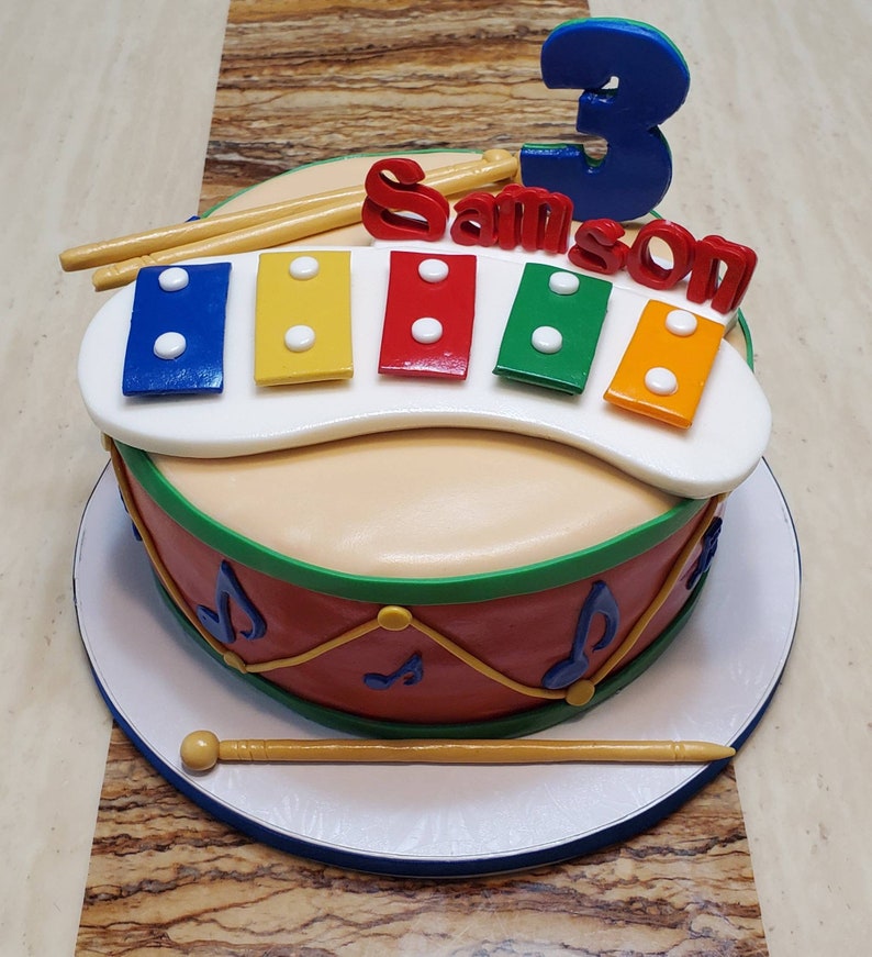 Xylophone Fondant Cake Topper Etsy