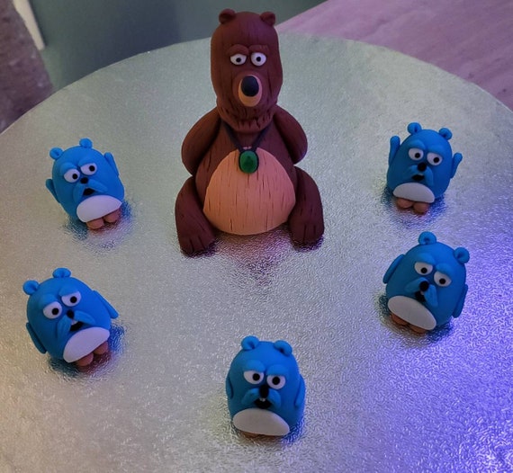 Lemmings fondant cake toppers -  Portugal