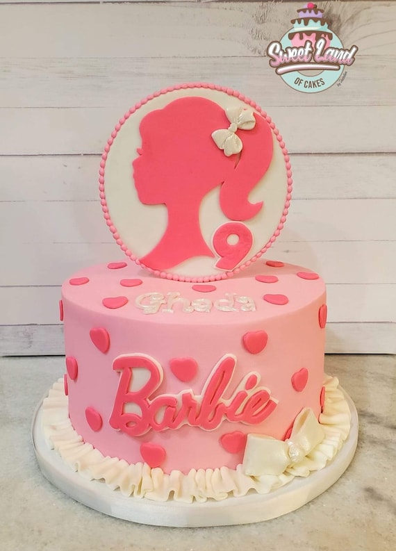 Pink Barbie Drip Cake perfect for a Barbie Girl! - The Baking Factory