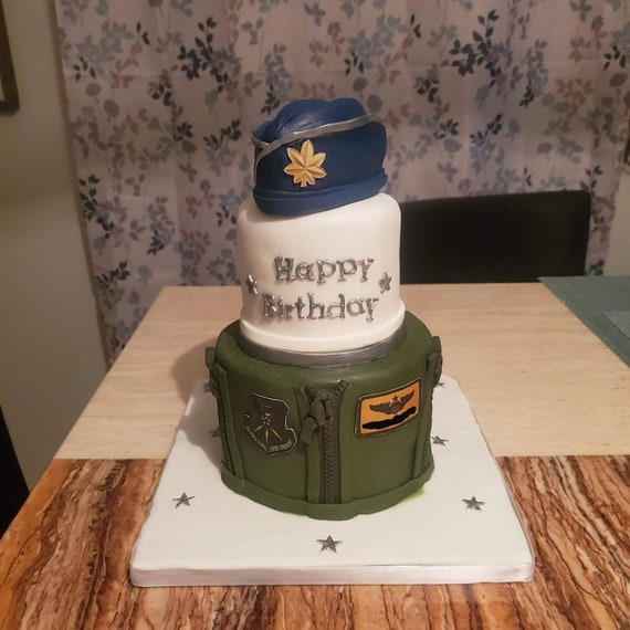 Topper Militaire De Gateau De Pate De Gomme De Chapeau Etsy Topper Militaire De Gateau De Pate De Gomme De Chapeau Etsy