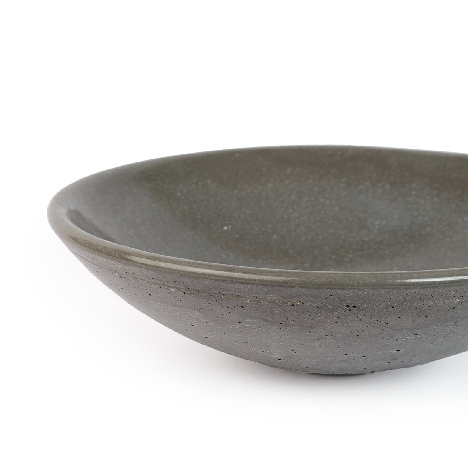 Concrete Vessel Sink Handmade Round Bowl Design Sleek and Etsy