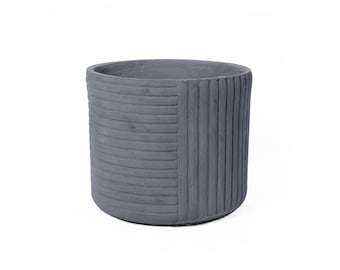 Handcrafted Concrete Alpine Planter: Indoor/Outdoor Colorful Pot