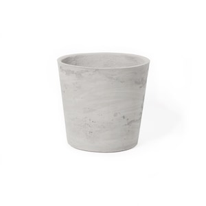 Handcrafted Concrete Crocus Planter: Modern Indoor Outdoor Pot