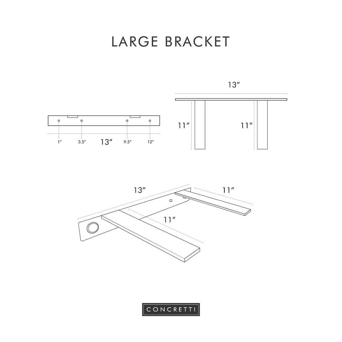 Wall Mount Bracket for Sinks. Large & Small. Hang Your Sink. Etsy