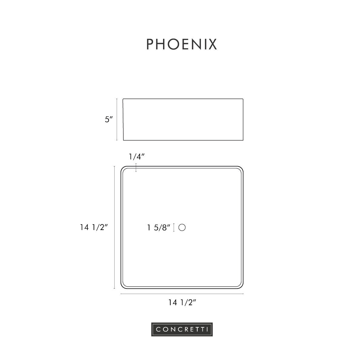 Concrete Vessel Sink Handmade Black Square Design Sleek and Etsy