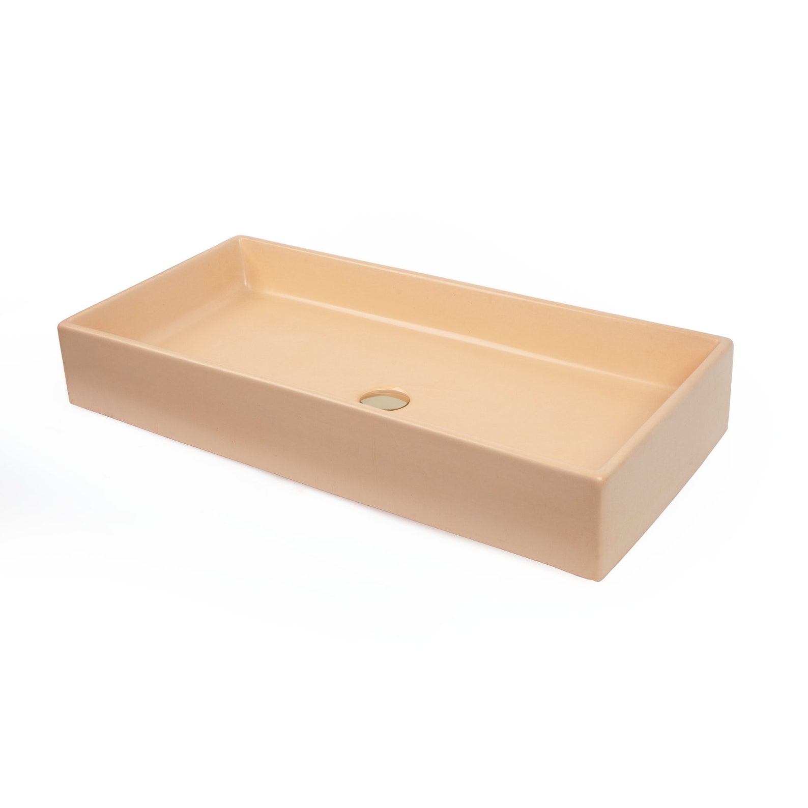 Concrete Vessel Sink Handmade Rectangle Design Sleek and Etsy