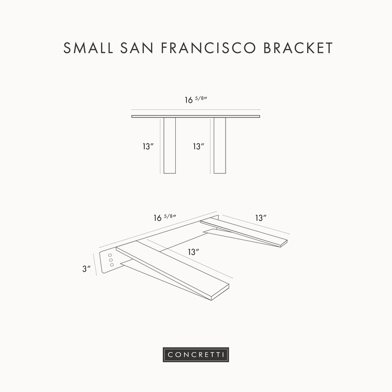 Wall Mount Bracket for Sinks. Large & Small. Hang Your Sink. Etsy