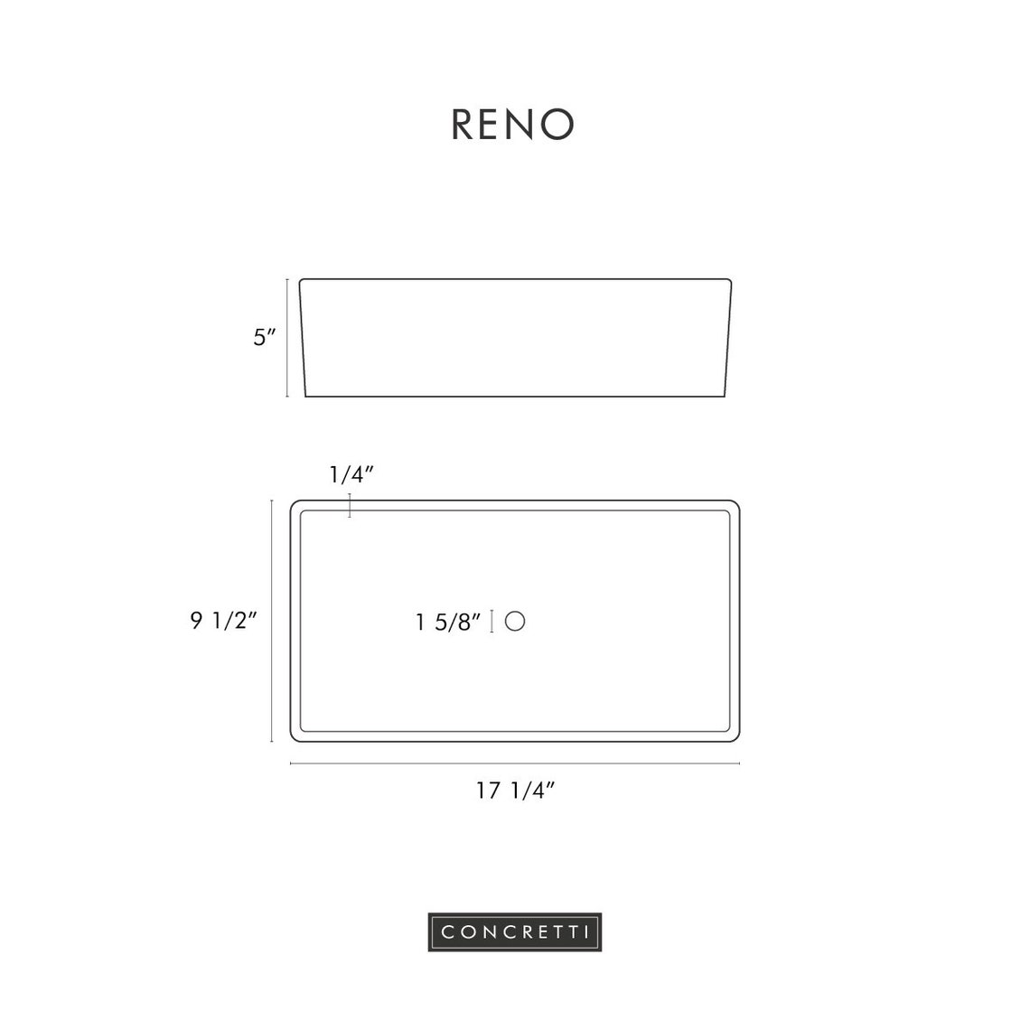 Concrete Vessel Sink Handmade Small White Rectangle Design Etsy